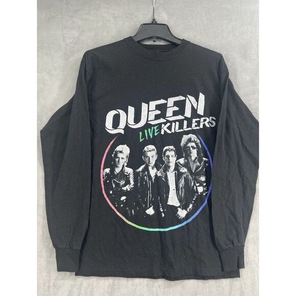 Urban Outfitters Queen Live Killers Long Sleeve T Shirt Black Size Small - Picture 3 of 7